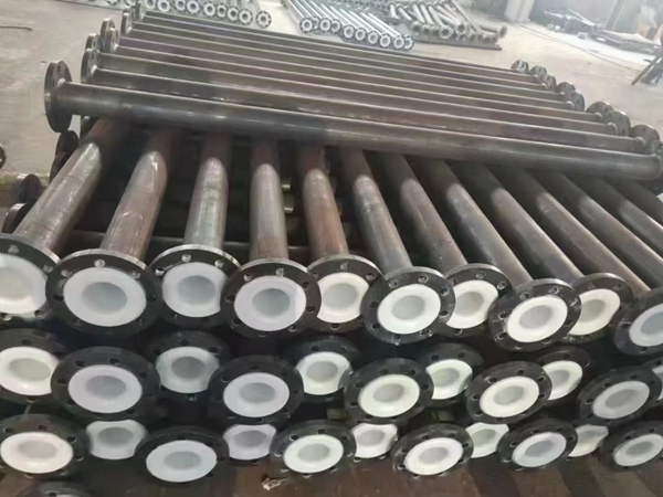 法兰连接衬塑管道